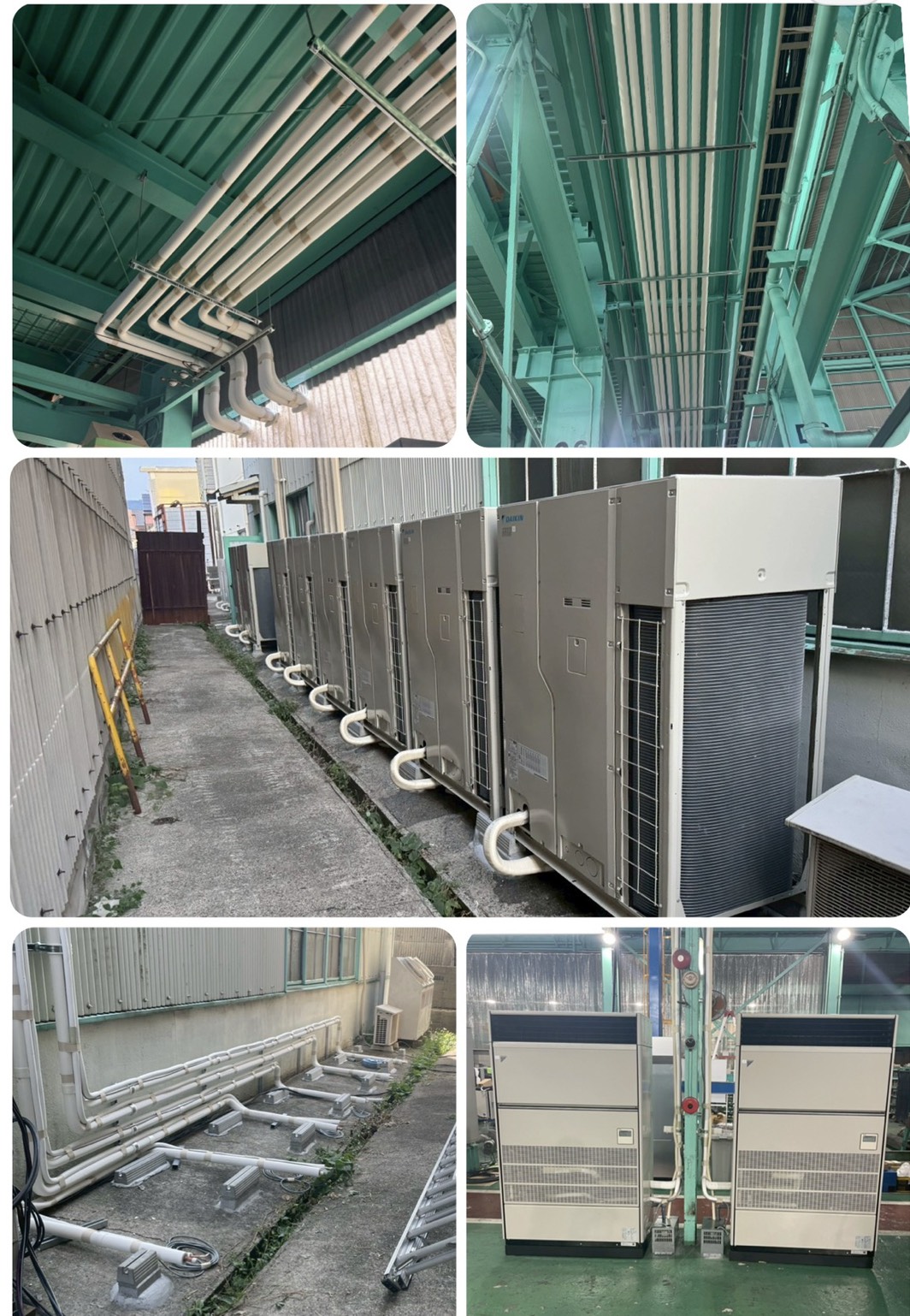 業務用エアコン10台新設工事